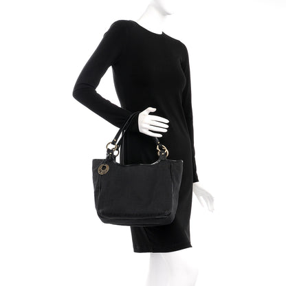 Fendi Zucca Small Chef Shopping Tote Black 2 of 10