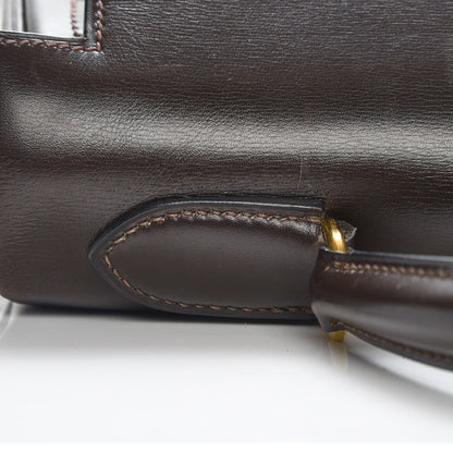 Hermes Box Kelly Retourne 32 Chocolate 11 of 22