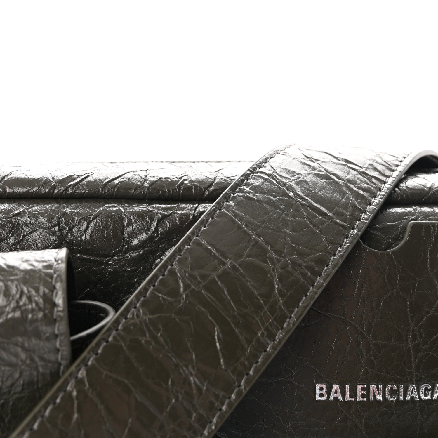Balenciaga Agneau Arena Superbusy Camera Bag Khaki 8 of 10