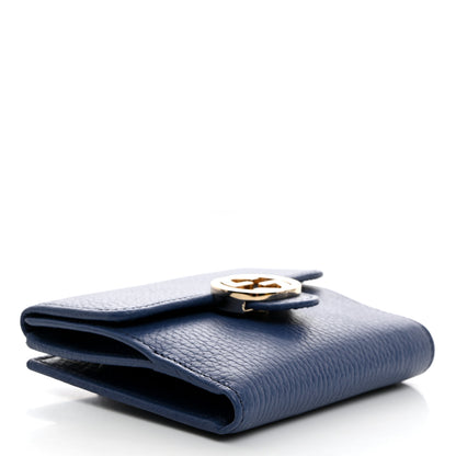 Gucci Dollar Calfskin Interlocking G French Wallet Caspian 4 of 9