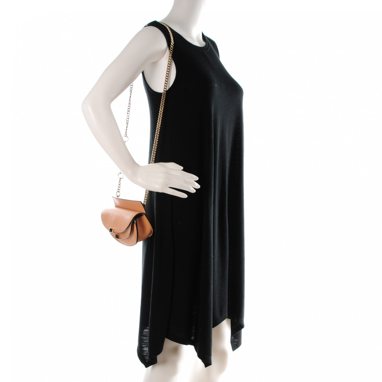 Chloe Lambskin Nano Georgia Crossbody Bag Misty Beige 3 of 8