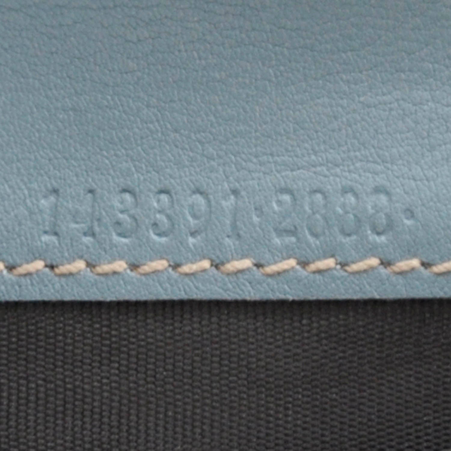 Gucci Guccissima Continental Wallet Blue 8 of 10