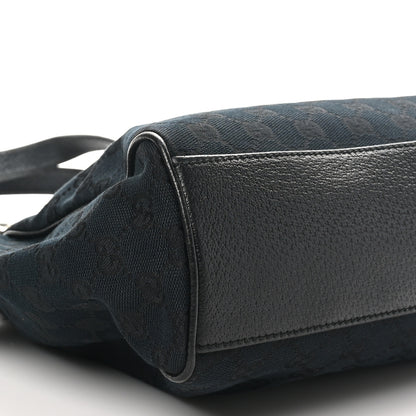 Gucci Monogram Medium Charmy Shoulder Bag Black 10 of 11