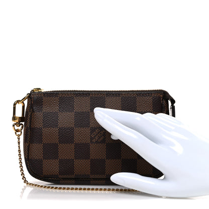 Louis Vuitton Damier Ebene Mini Pochette Accessories 2 of 7