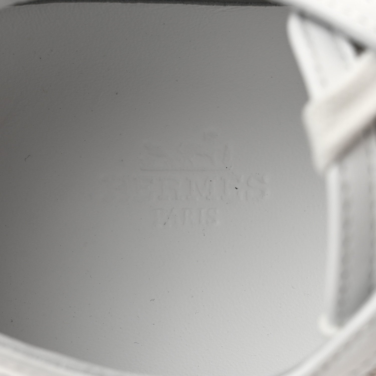 Hermes Canvas Calfskin Get Sneakers 36 Prunoir White 6 of 8