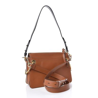 Chloe Calfskin Suede Small Roy Bag Caramel 4 of 10