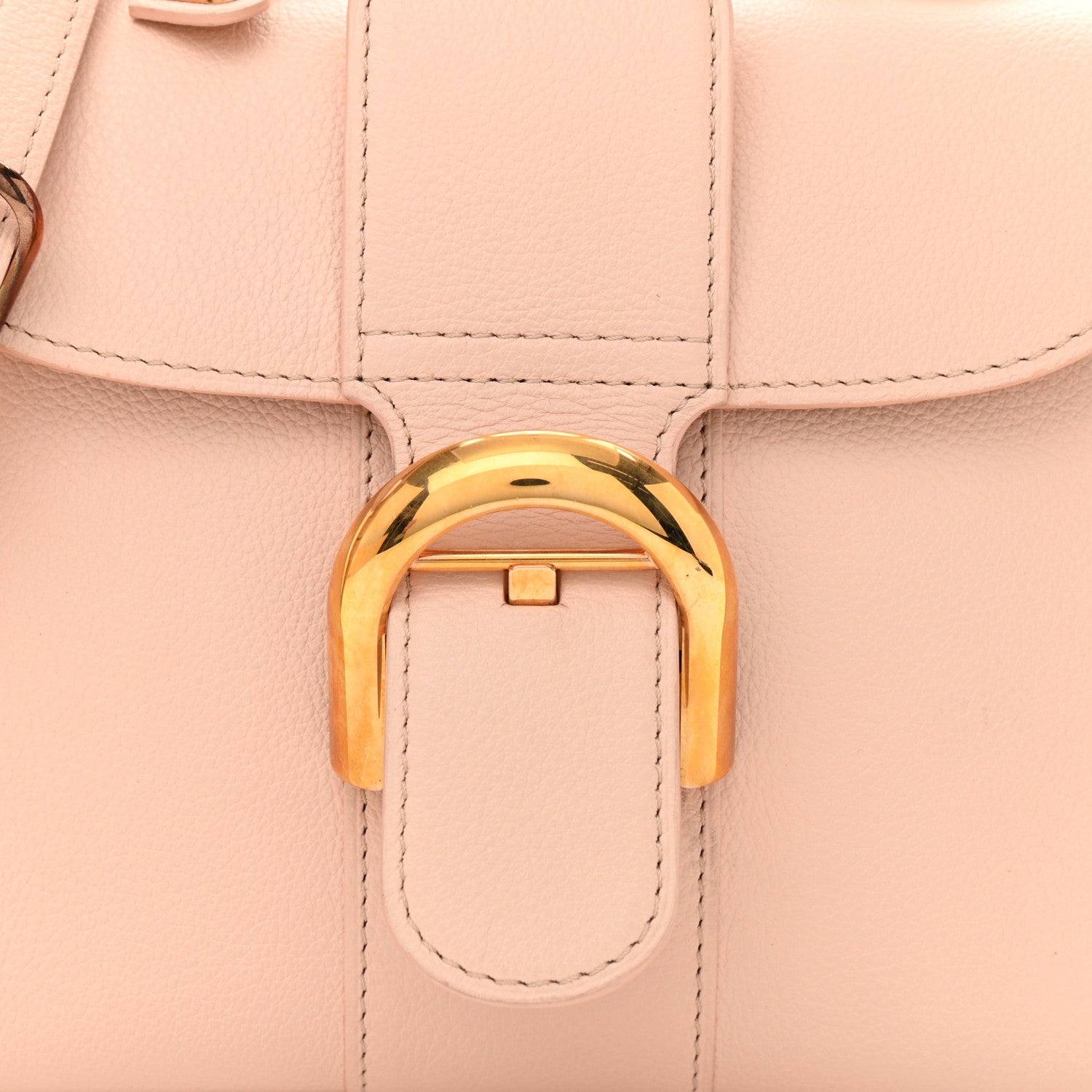 Delvaux Grained Calfskin Mini Brillant Satchel Light Pink 8 of 15