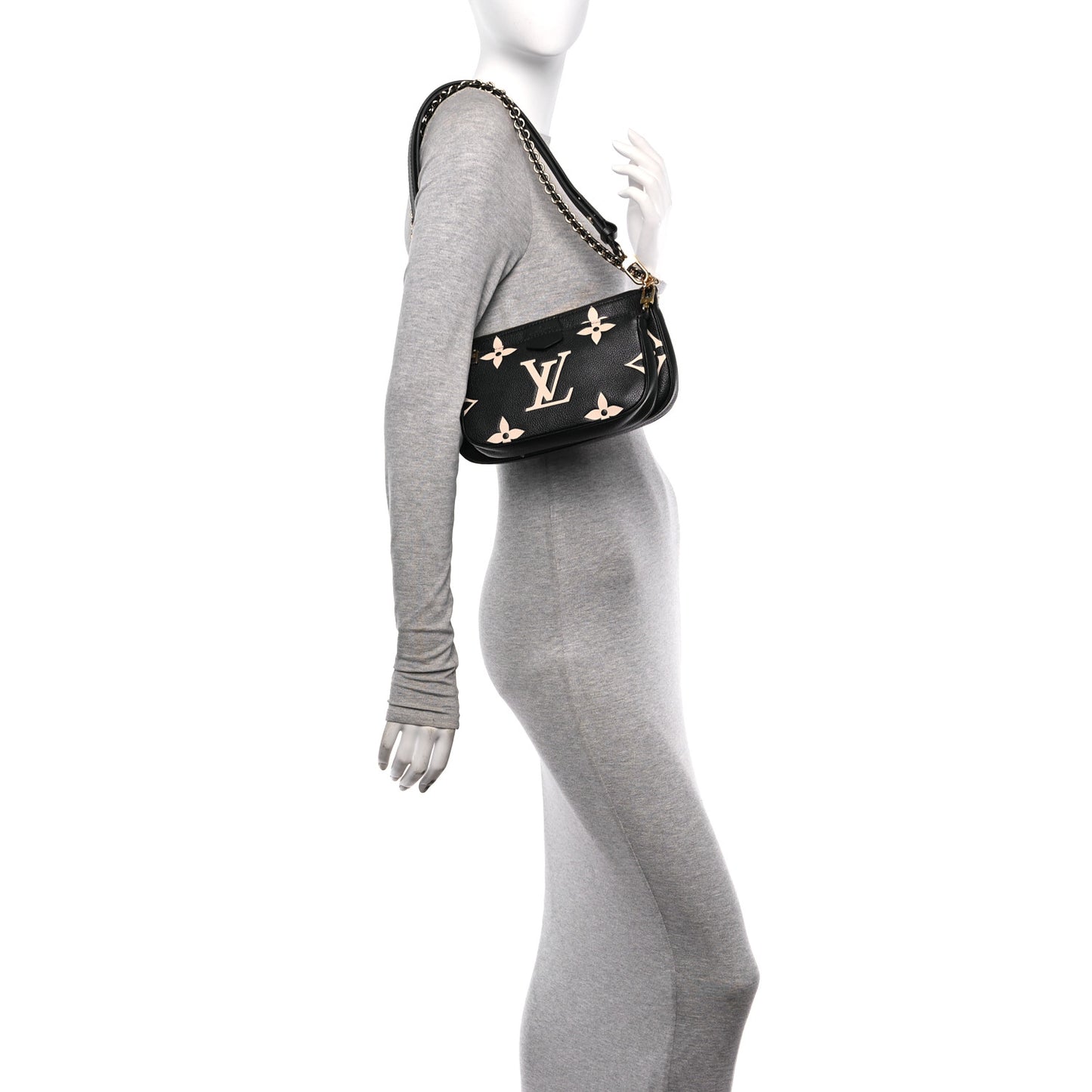 Empreinte Monogram Giant Multi Pochette Accessories Black Beige
