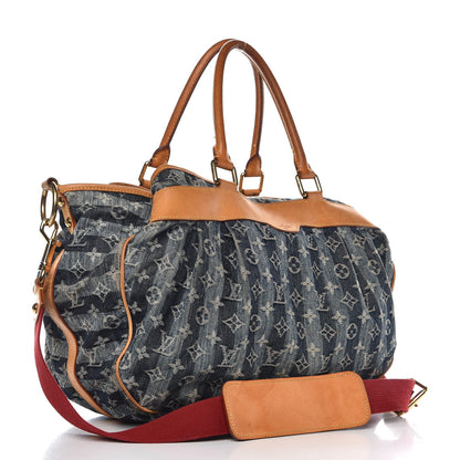 Louis Vuitton Denim Raye Cabas GM 4 of 19