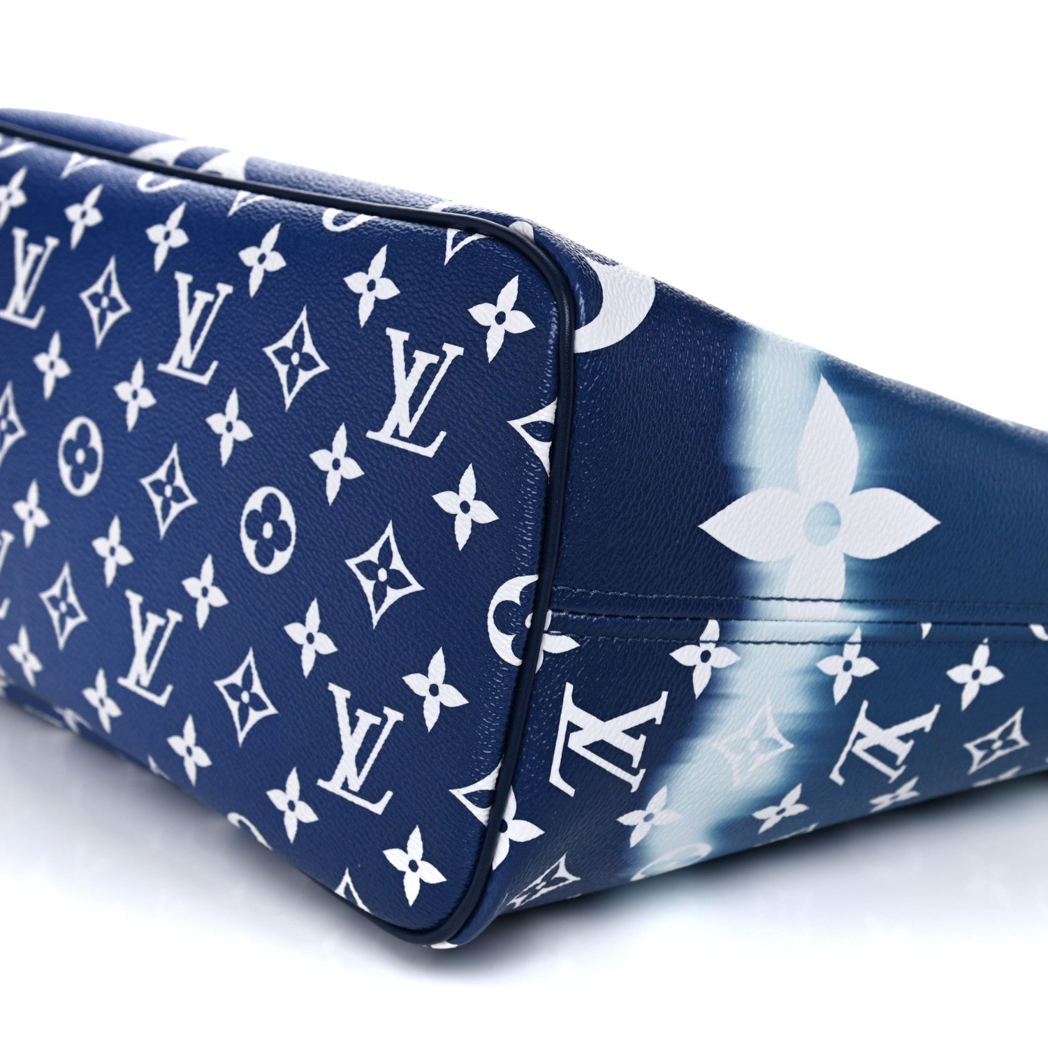 Louis Vuitton Monogram Escale Neverfull MM Blue 9 of 15