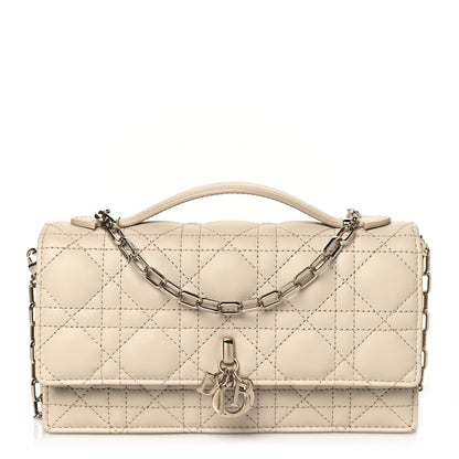 Christian Dior Lambskin Chain Lady My Dior Mini Chain Pouch Caramel Beige 1 of 10