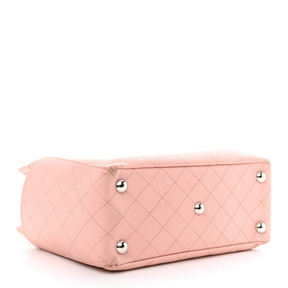 Chanel Grained Calfskin CC Pocket Tote Pink 4 of 12