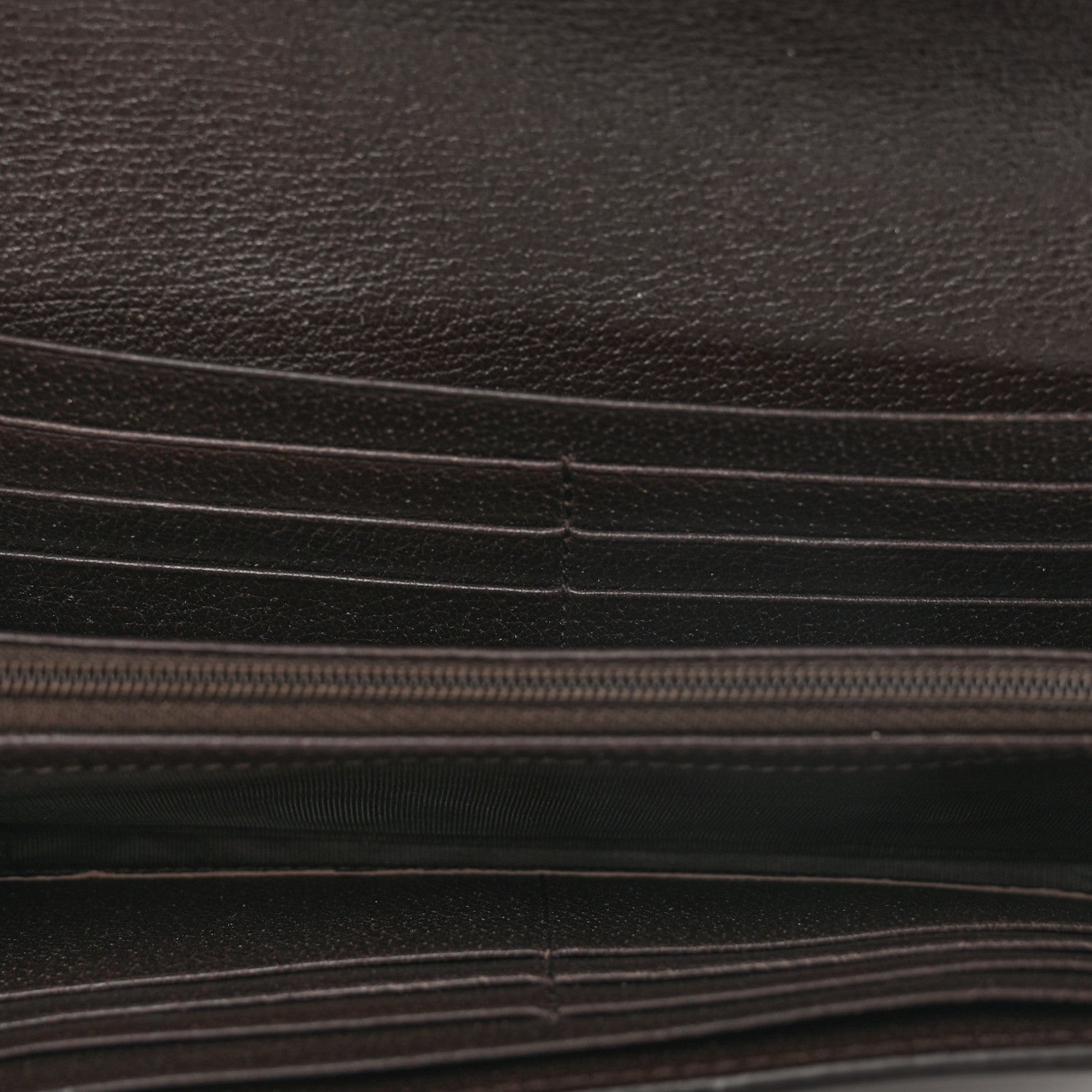 Gucci Calfskin Web Continental Wallet Brown 5 of 7