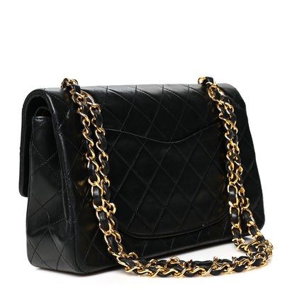 Chanel Lambskin Quilted Small Double Flap Black 3 of 11