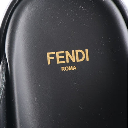 Fendi Vitello Womens Fendigraphy Slide Sandals 36 Black 9 of 11