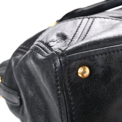 Prada Vitello Shine Shopping Satchel Black 13 of 20