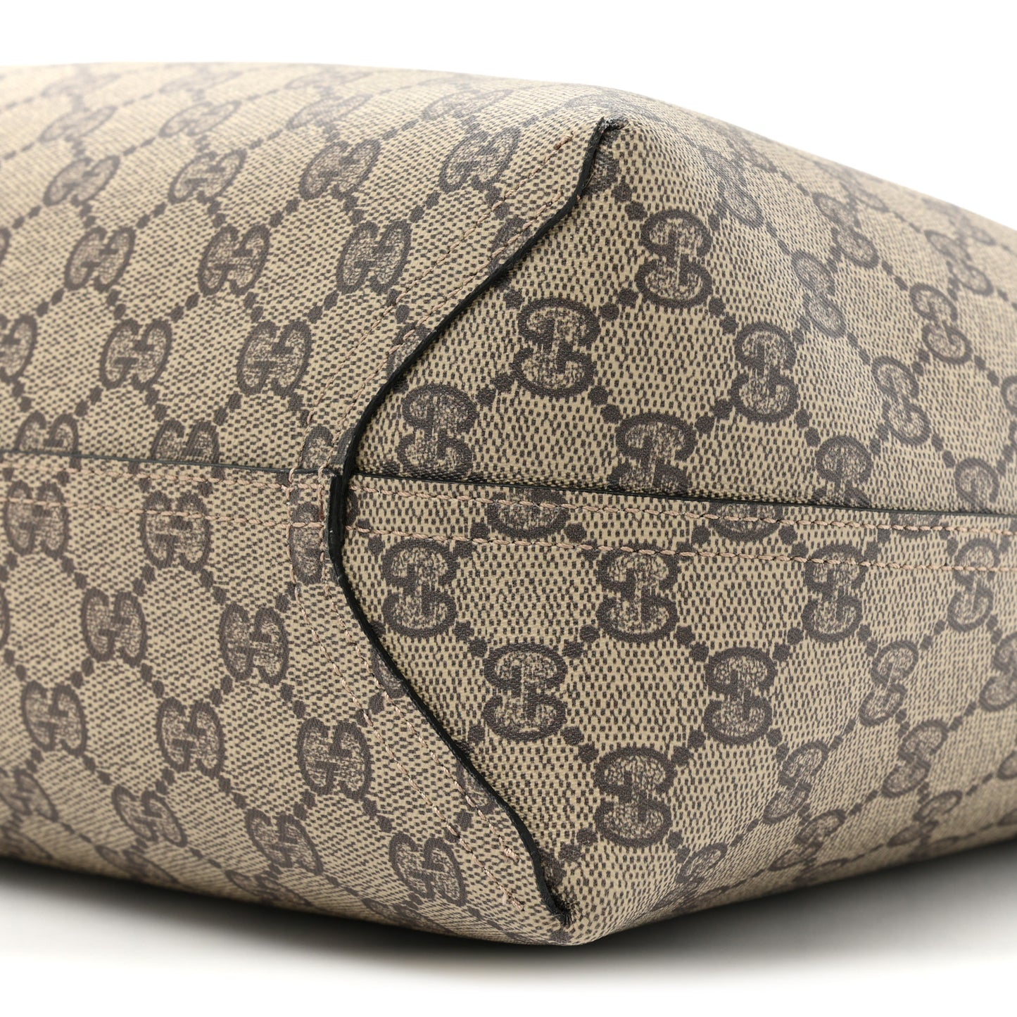 Calfskin GG Supreme Monogram Medium Reversible Tote Black