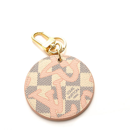 Louis Vuitton Damier Azur Tahitienne Bag Charm Key Ring 1 of 4