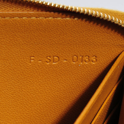 Celine Lambskin Large Zip Around Multifunction Wallet Amber Ocean Blue 8 of 9