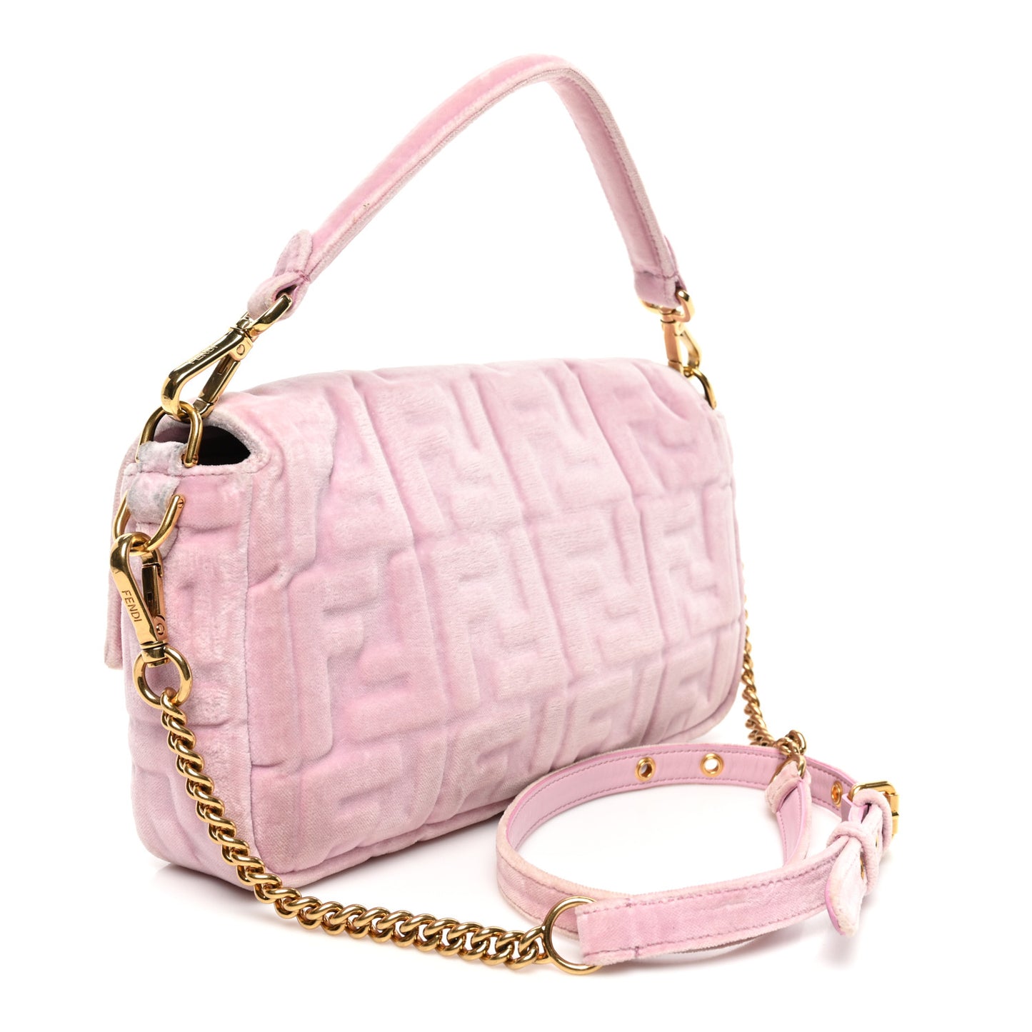 Velvet FF Embossed Baguette Rosa Confetti