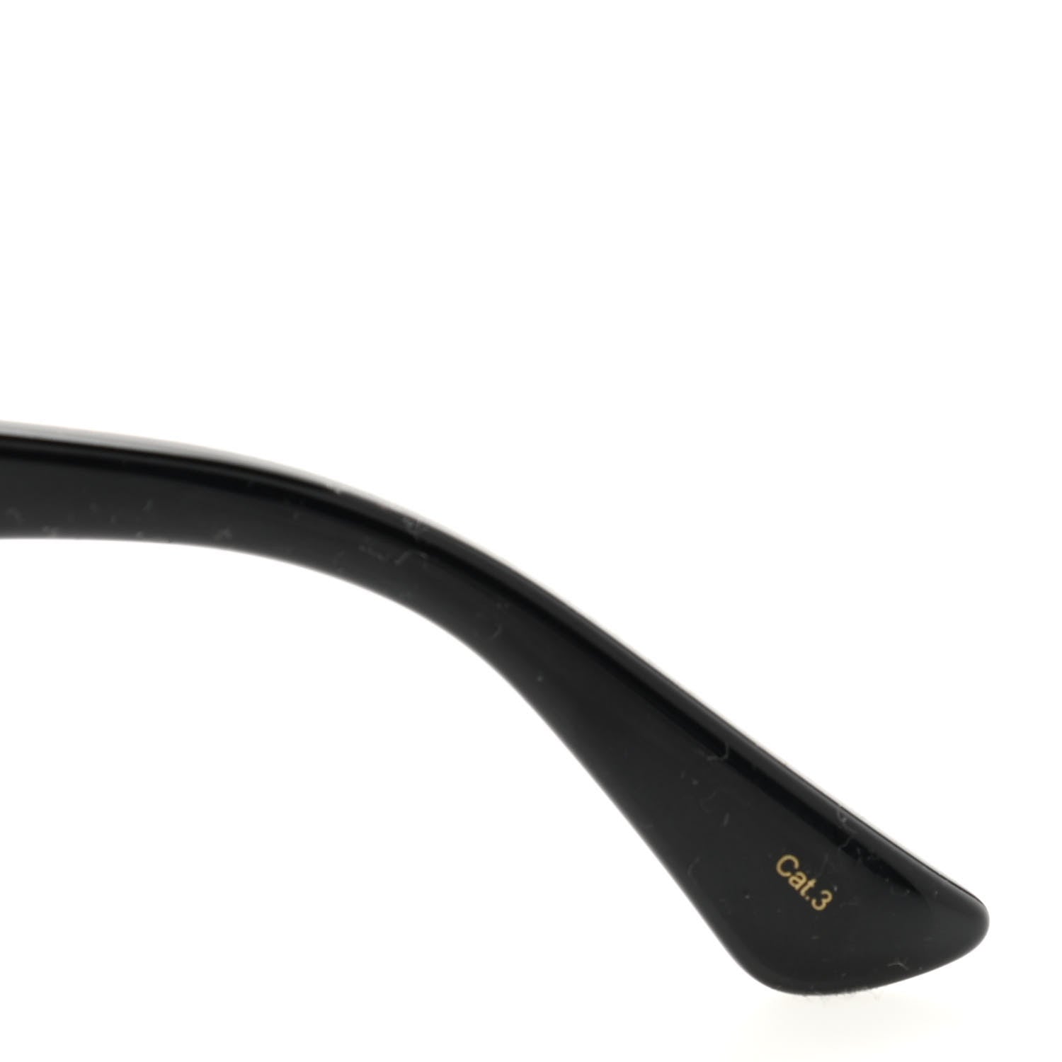 Gucci Glitter Acetate Cat Eye Sunglasses GG0325SA Black 7 of 8