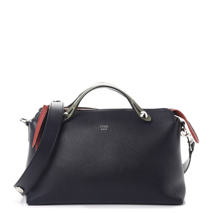 Fendi Vitello Dolce 4 Color Medium By The Way Boston Bag Blue Notte Multicolor 1 of 11