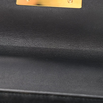Gucci GG Supreme Monogram Calfskin Small Padlock Shoulder Bag Beige Black Cuir 15 of 18