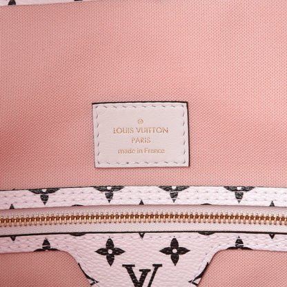 Louis Vuitton Monogram Giant Neverfull MM Rouge 7 of 9
