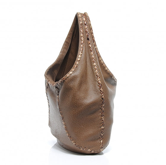 Perforated Leather Pekary Cervo Hobo Cigar