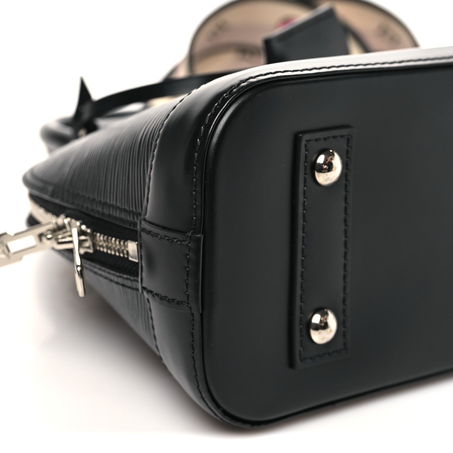 Louis Vuitton Epi Jacquard Alma BB Black 8 of 10