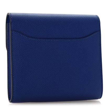 Hermes Epsom Constance Short Wallet Bleu Electrique 3 of 10