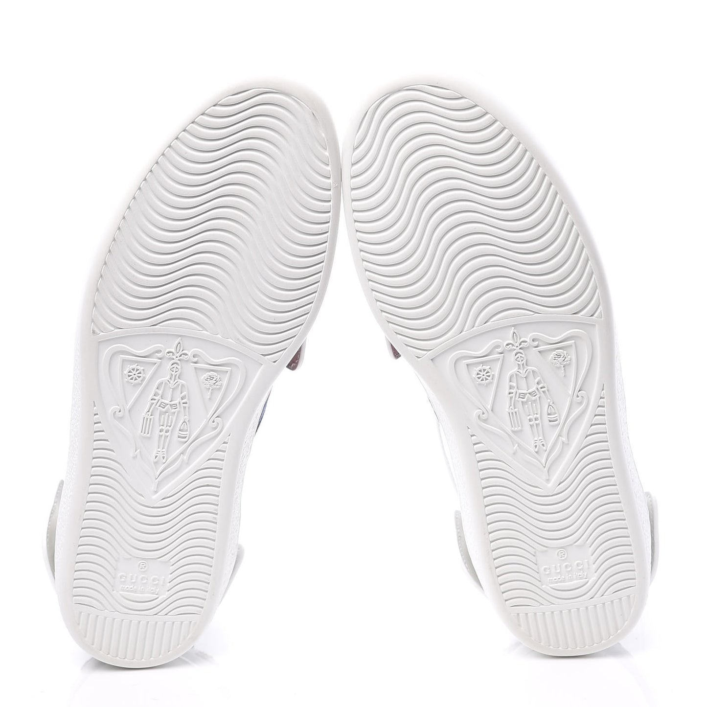 Calfskin Ayers Web Tiger GUCCI Removable Patches Mens Ace High Top Sneakers 5 White