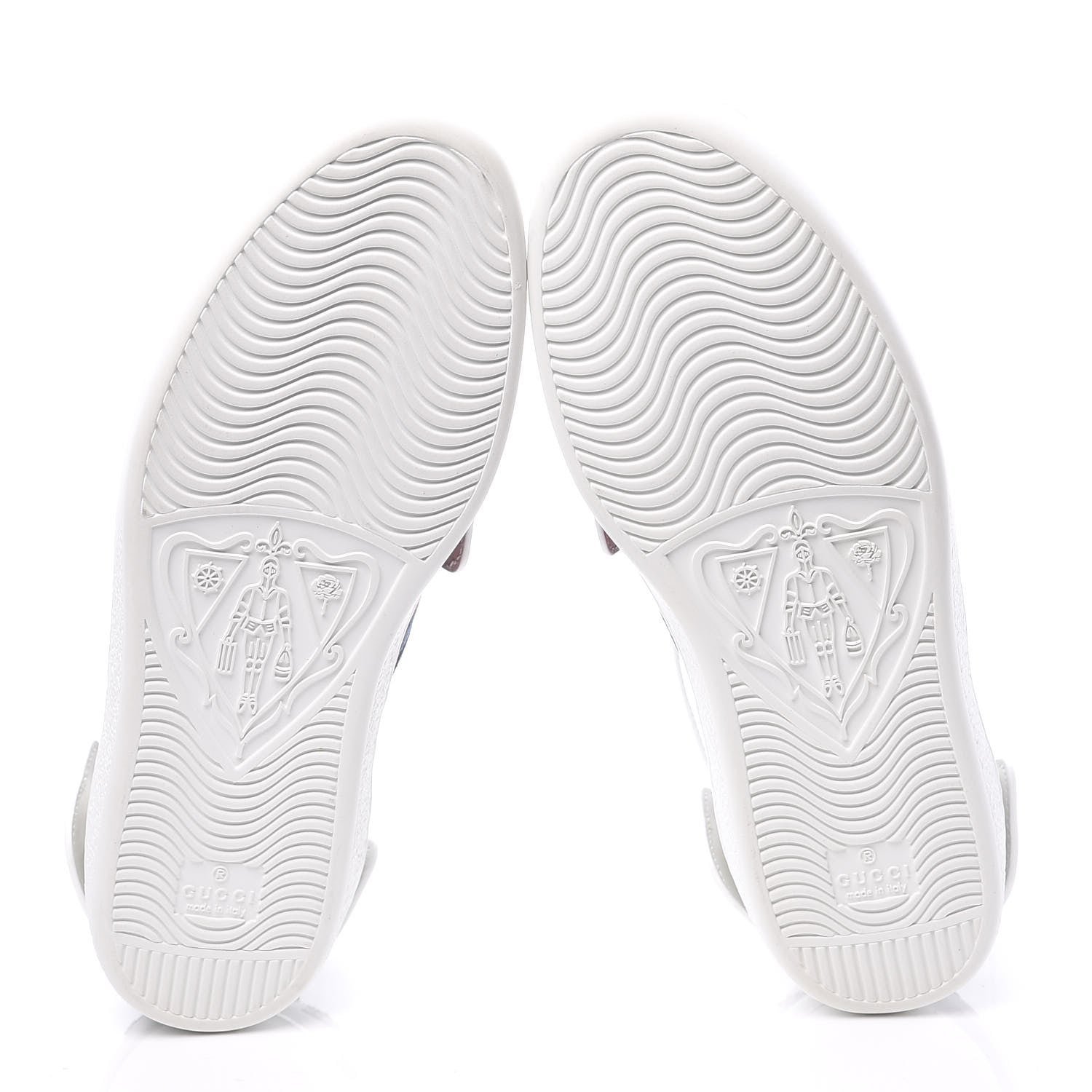 Gucci Calfskin Ayers Web Tiger GUCCI Removable Patches Mens Ace High Top Sneakers 5 White 6 of 11