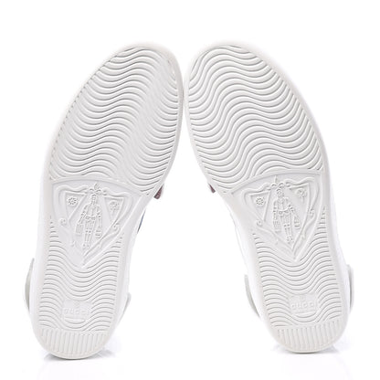 Gucci Calfskin Ayers Web Tiger GUCCI Removable Patches Mens Ace High Top Sneakers 5 White 6 of 11
