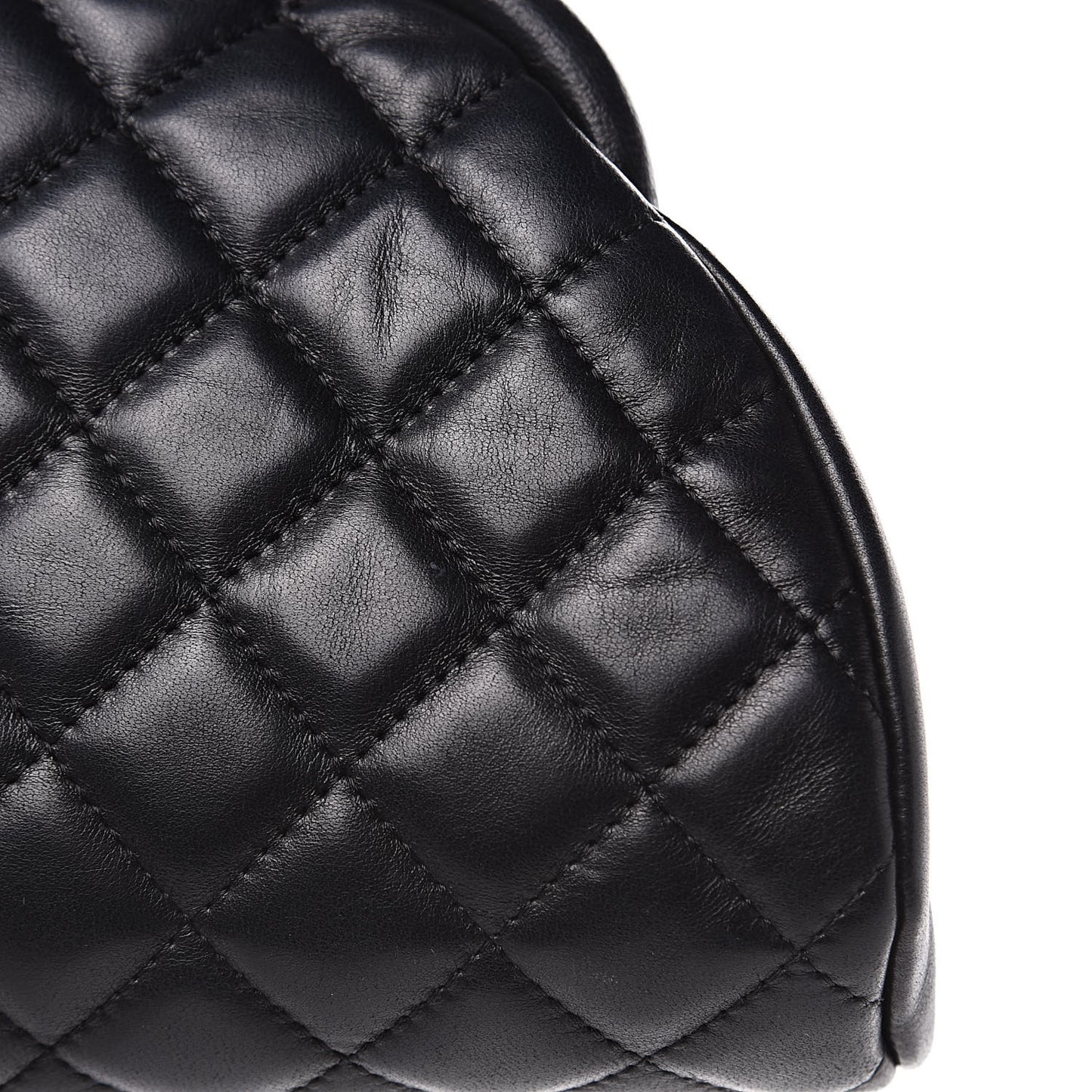 Lambskin Quilted Timeless Clutch Black