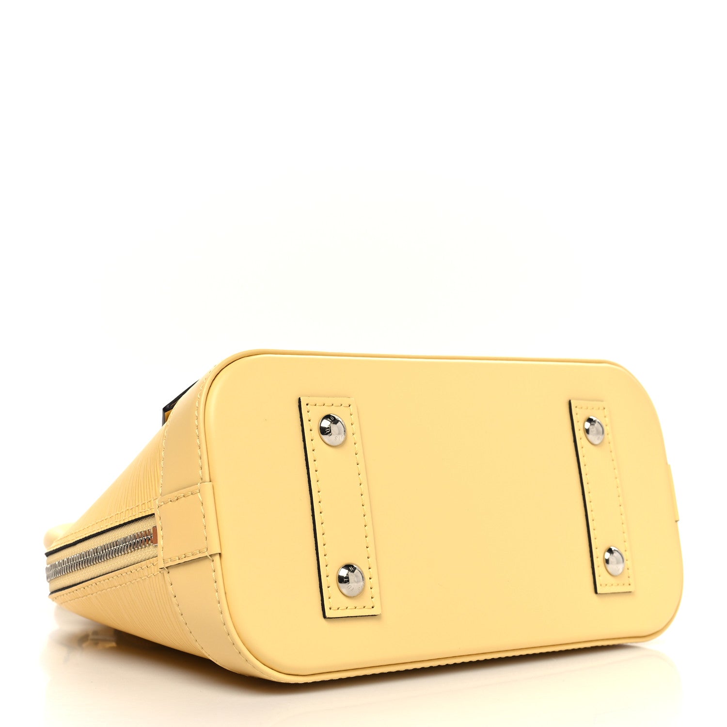 Louis Vuitton Epi Jacquard Alma BB Jaune Plume 3 of 8