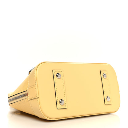 Louis Vuitton Epi Jacquard Alma BB Jaune Plume 3 of 8