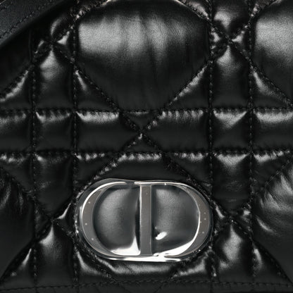 Christian Dior Calfskin Macrocannage Mini Caro Bag Black 8 of 10