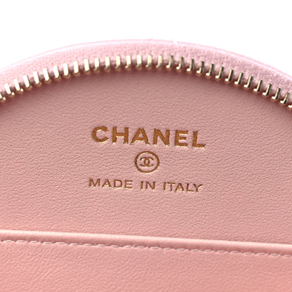 Chanel Lambskin Quilted Round Handle With Care Vanity With Chain Pink 7 of 10