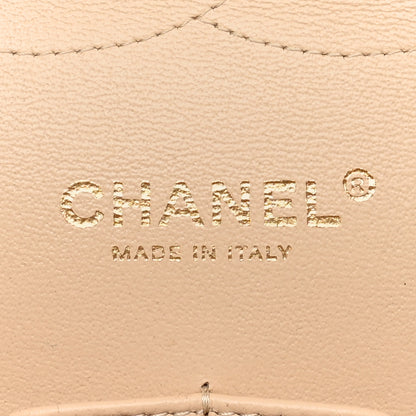 Chanel Lambskin Quilted Jumbo Double Flap Beige 6 of 10