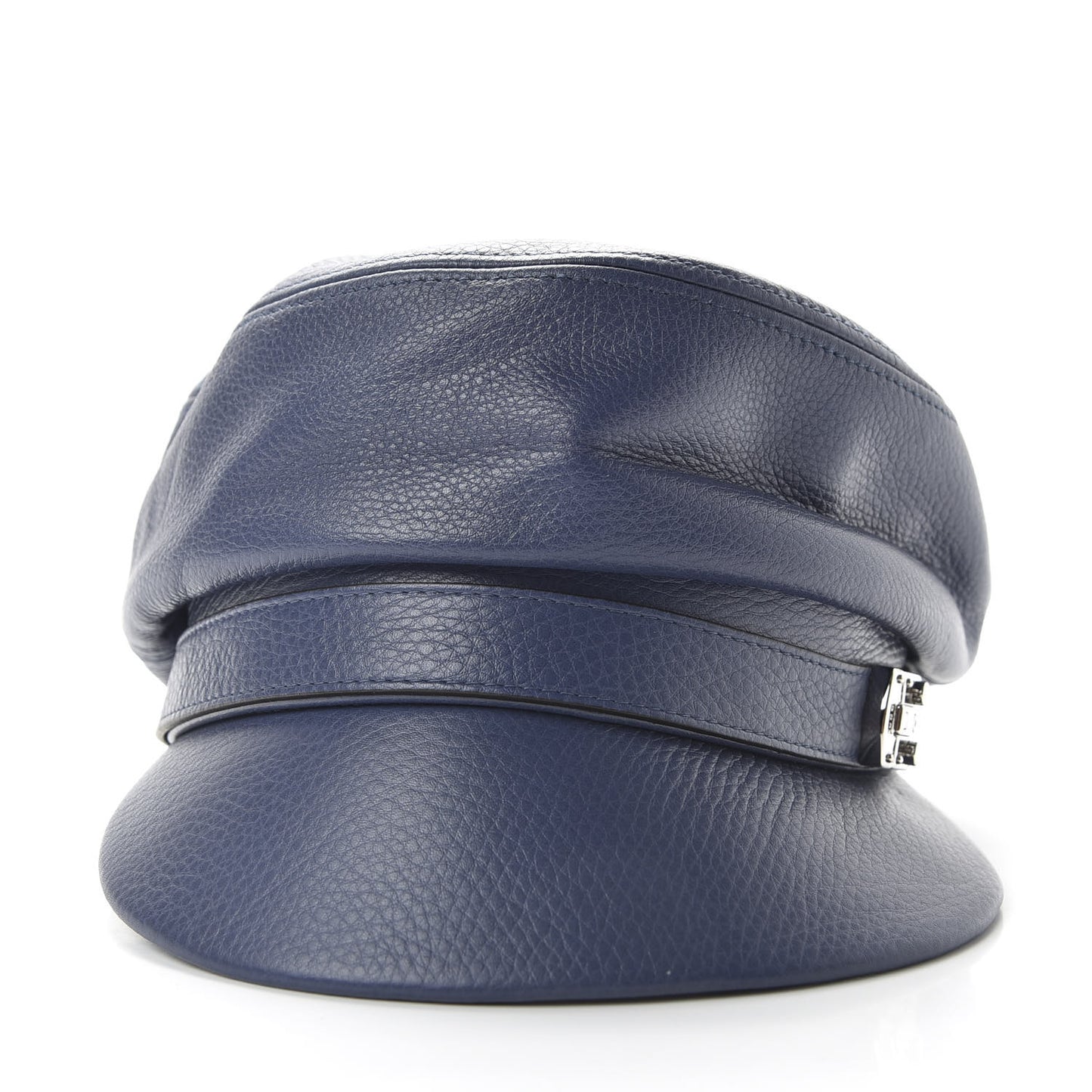 Calfskin Cellarius Hat M Washed Indigo