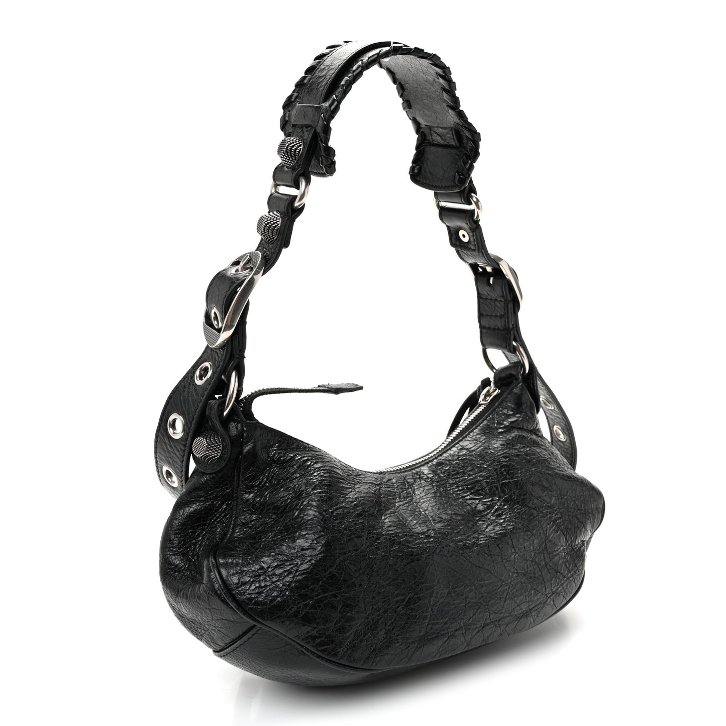 Agneau Arena Le Cagole Shoulder Bag XS Black