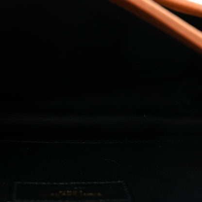 Saint Laurent Crinkled Calfskin Matelasse Monogram Baby Niki Chain Satchel Light Caramel 5 of 9