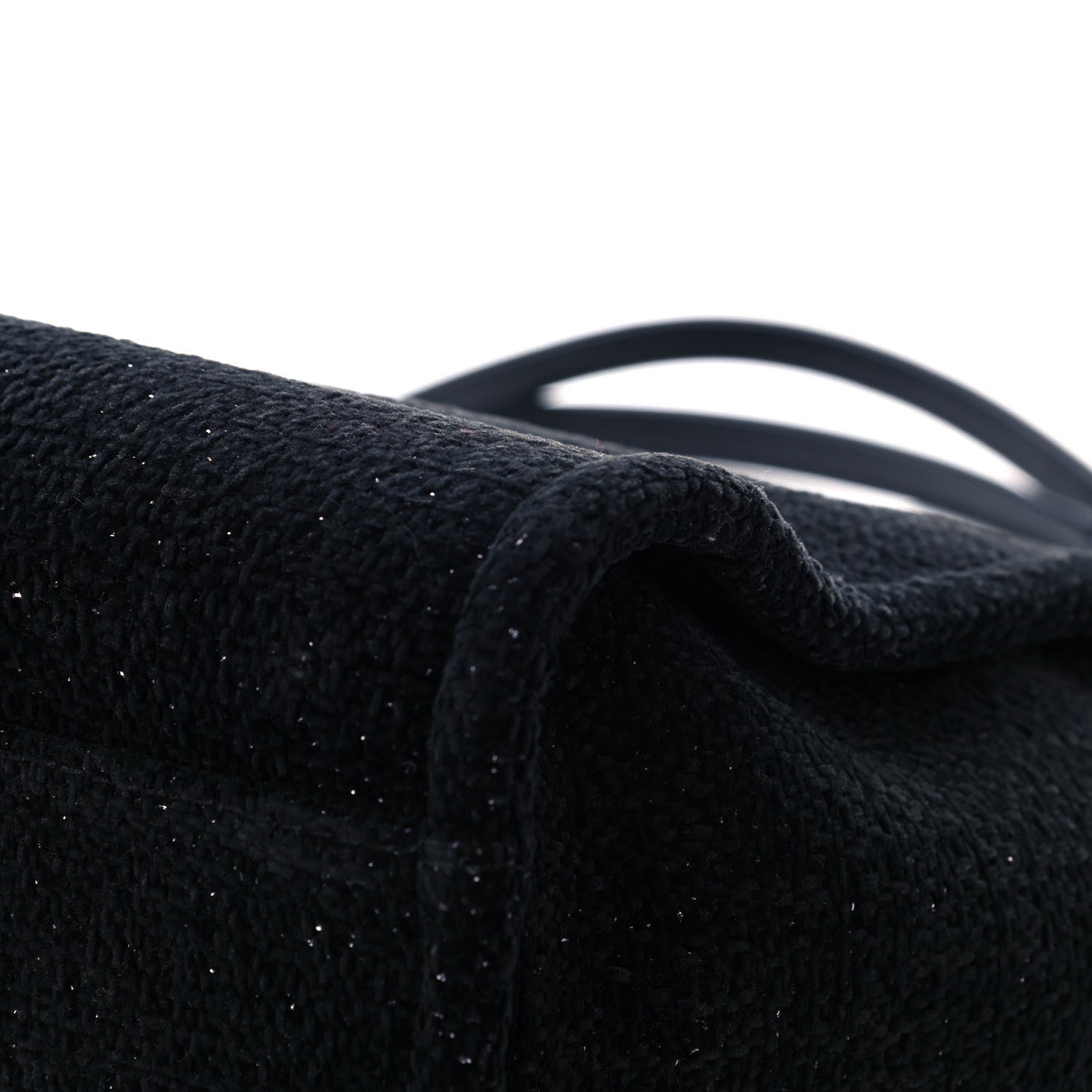 Chanel Lurex Boucle Small Deauville Tote Black 12 of 12