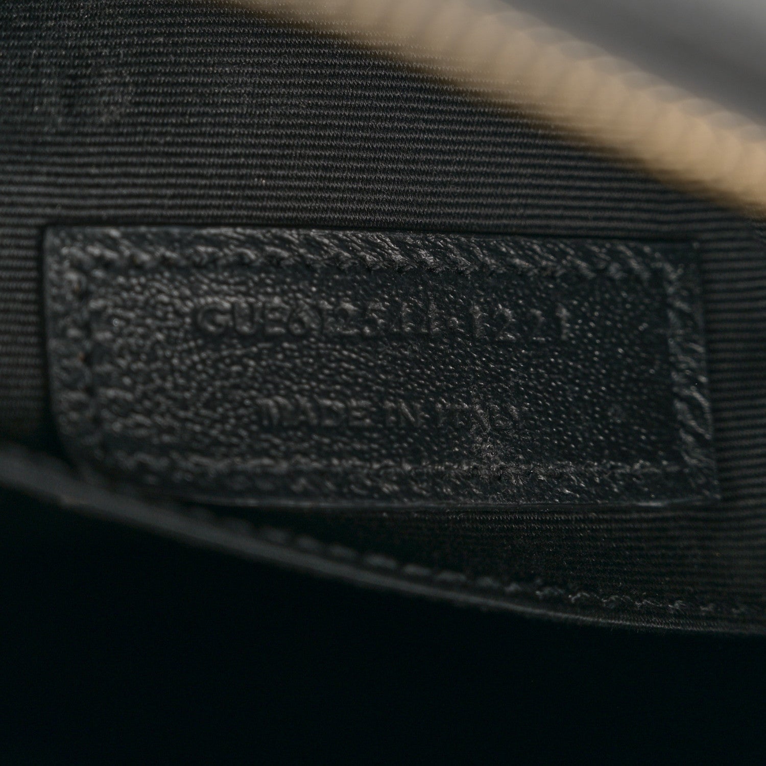 Saint Laurent Calfskin Matelasse Monogram Lou Camera Bag Black 7 of 12