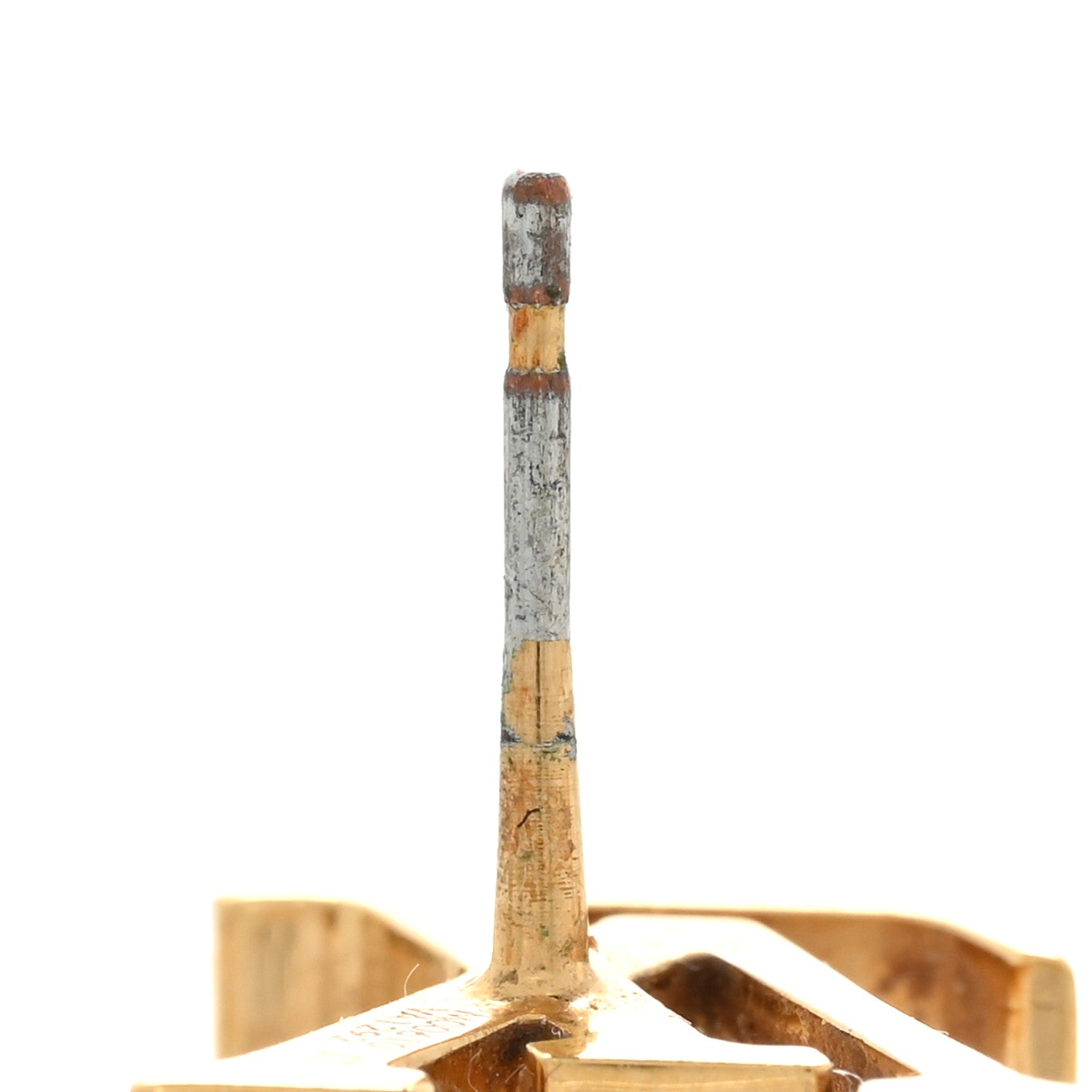 Louis Vuitton Metal LV Iconic Earrings Gold 7 of 8