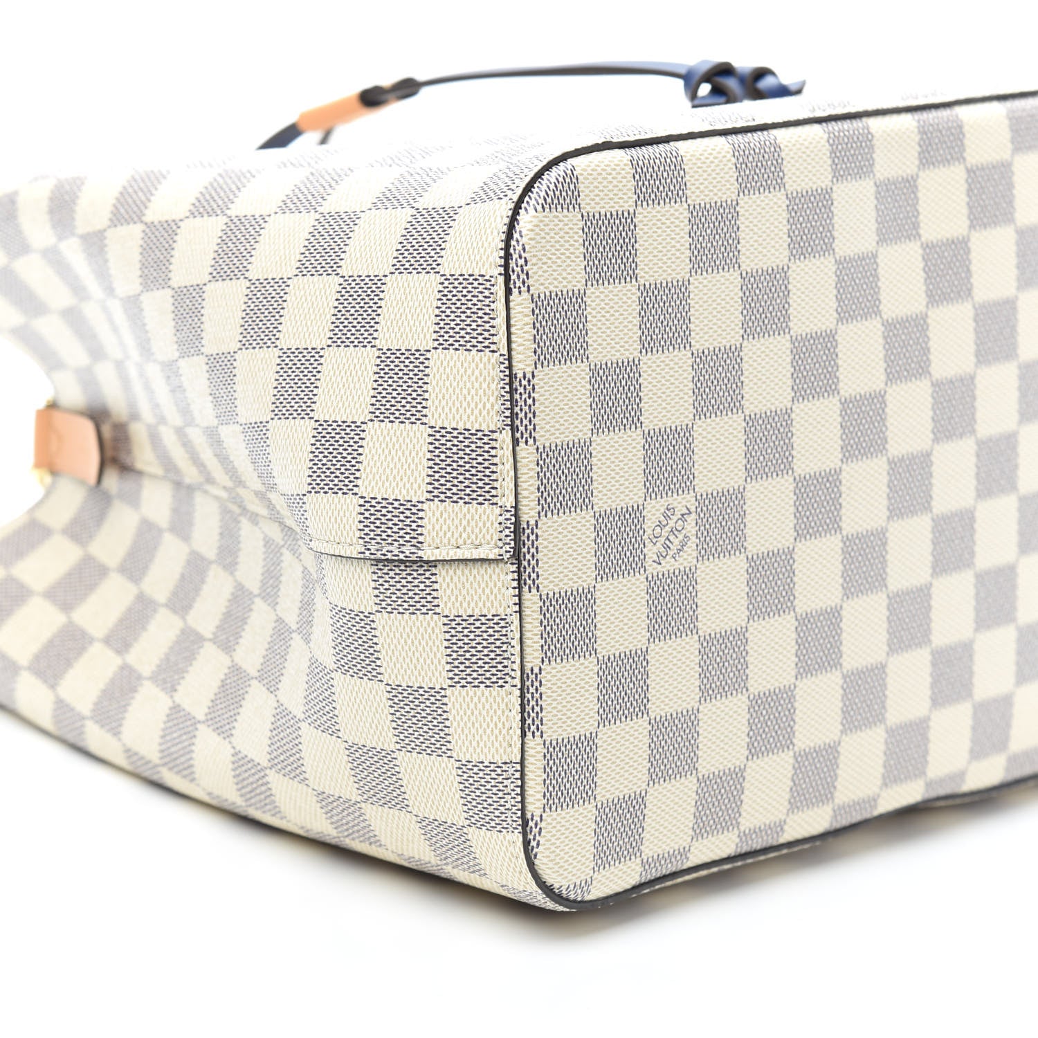 Louis Vuitton Damier Azur Braided Neonoe MM Blue 9 of 10