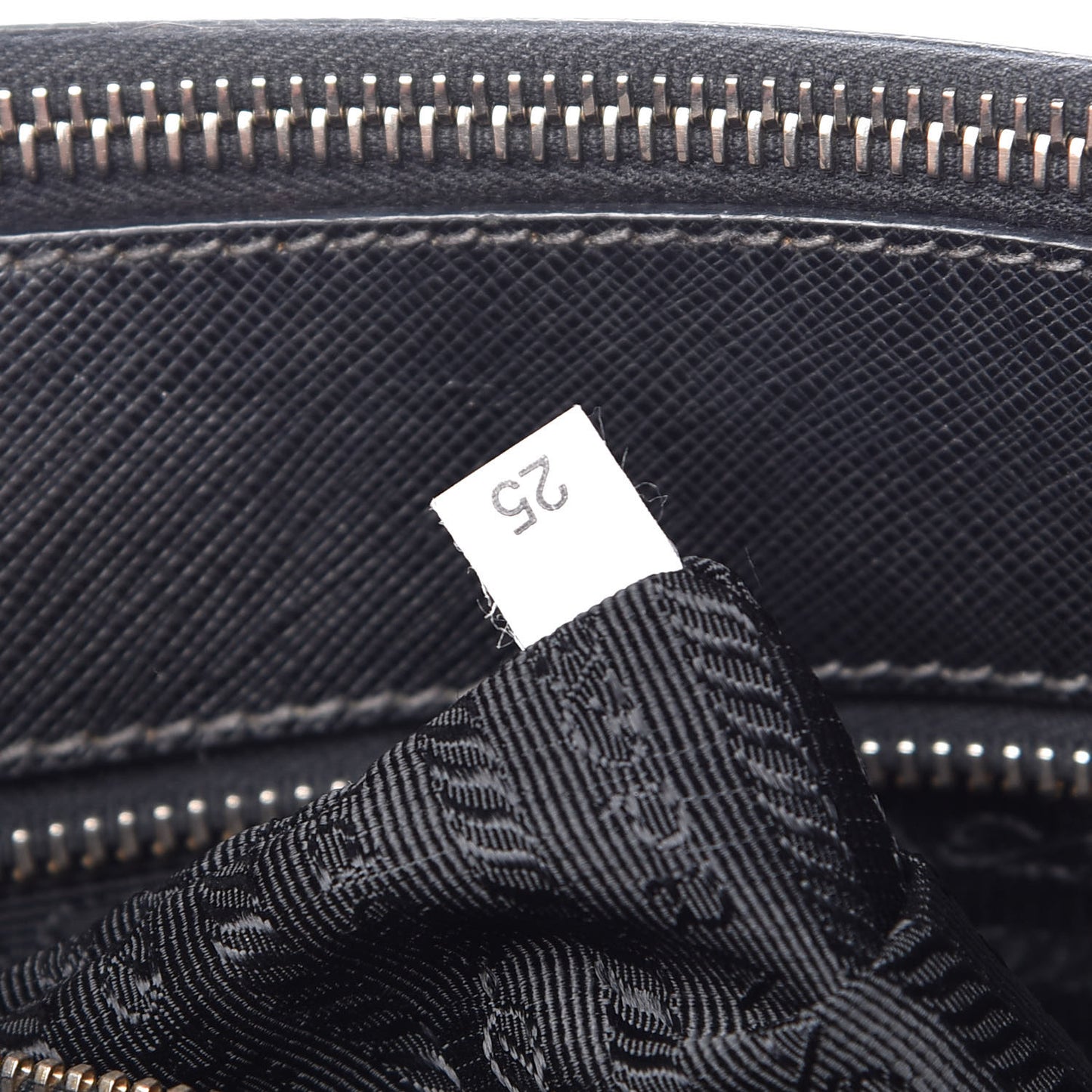 Saffiano Small Galleria Double Zip Tote Black