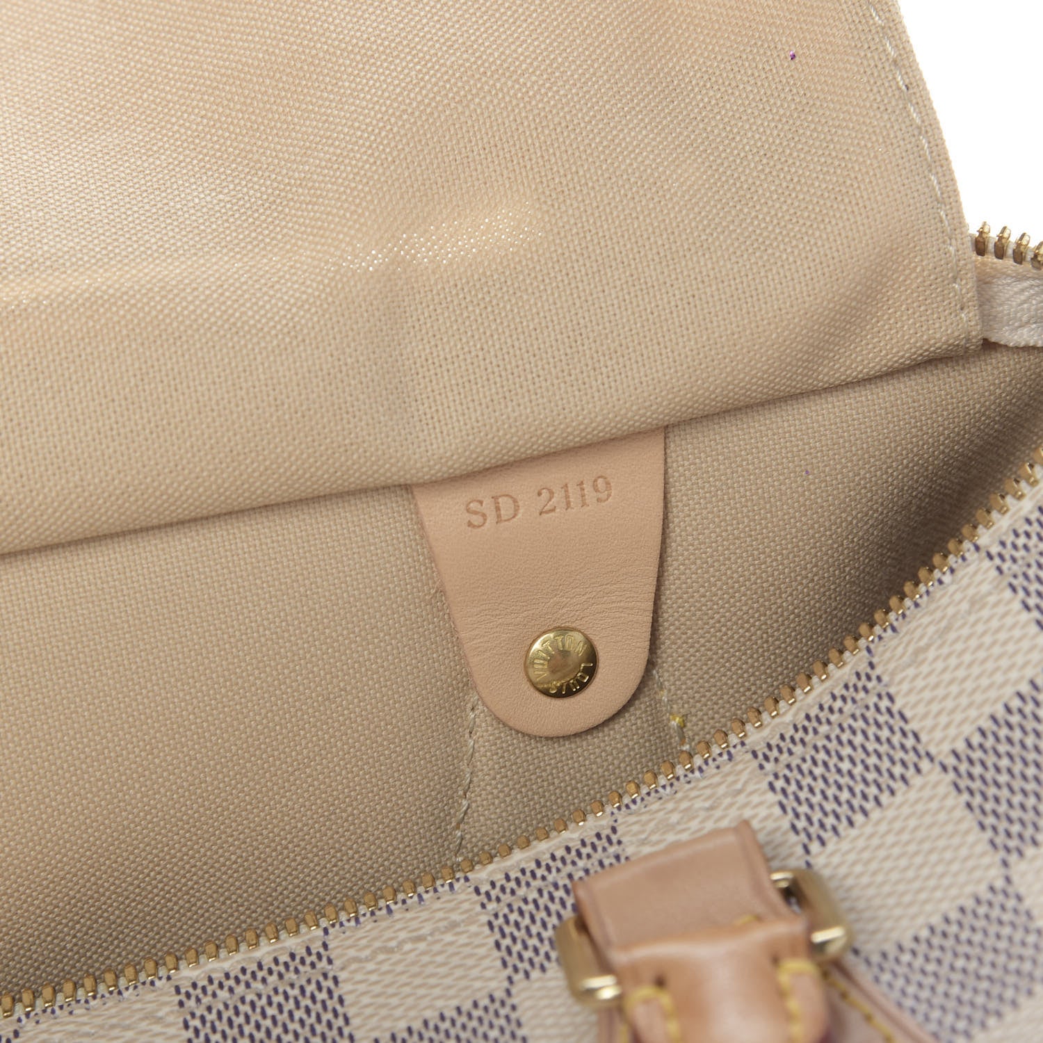 Louis Vuitton Damier Azur Speedy Bandouliere 30 10 of 13