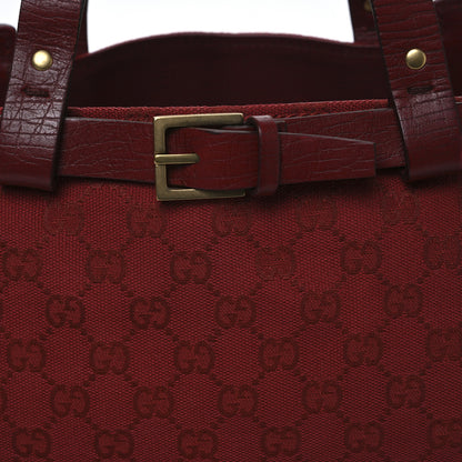 Gucci Monogram Large Tote Red 8 of 15